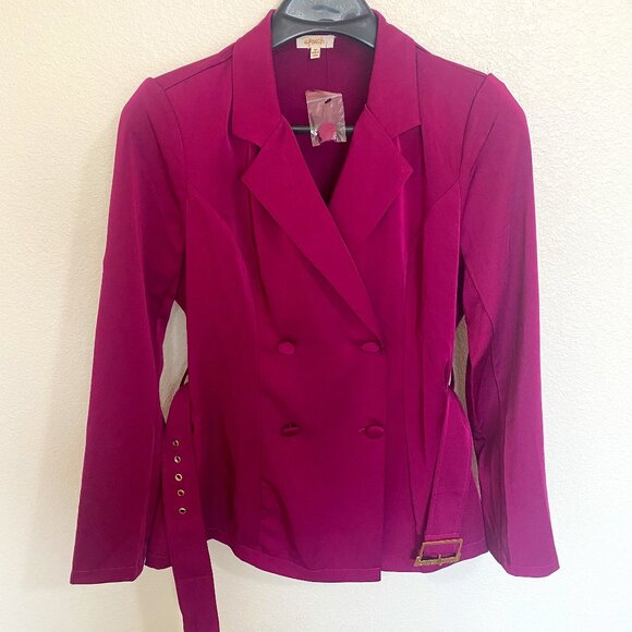 Fuchsia Blazer for Women - Picture 1 of 4